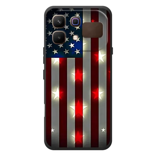 Чехол с рисунком «Флаг США 2» для Infinix Note 60 Чехол с рисунком «Флаг США 2» для Infinix Note 60