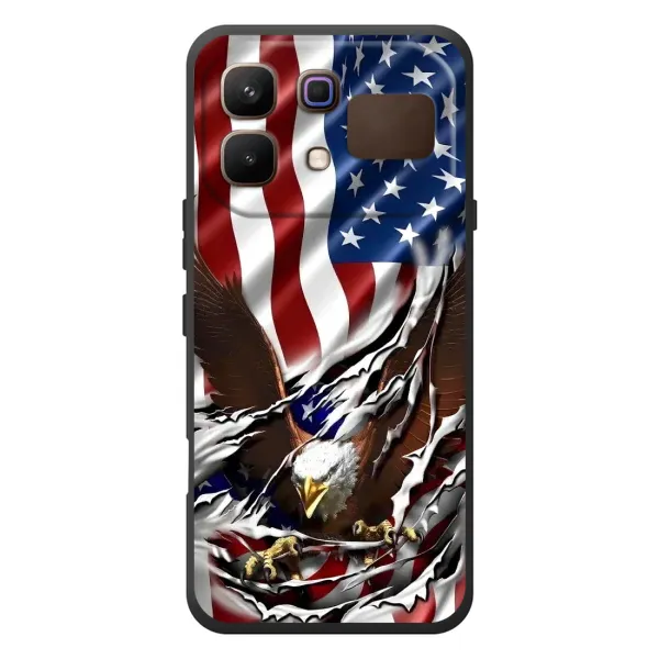 Чехол с рисунком «Флаг USA» для Infinix Note 60 Чехол с рисунком «Флаг USA» для Infinix Note 60