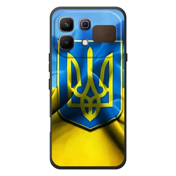 Чехол с рисунком «Герб и Флаг Украины» для Infinix Note 60 Чехол с рисунком «Герб и Флаг Украины» для Infinix Note 60