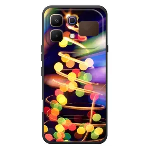 Чехол Новогодняя Елка на Infinix Note 60 (Гирлянды)