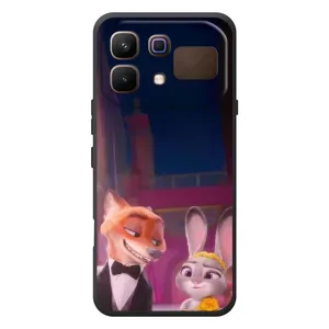 Силіконовий чохол з принтом Зоотрополіс для Infinix Note 60 (Головні герої)