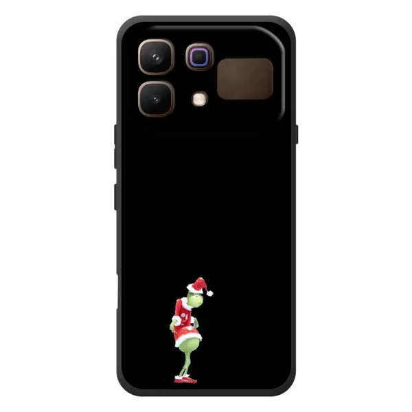 Чехол с рисунком «Гринч на чорном» для Infinix Note 60 Чехол с рисунком «Гринч на чорном» для Infinix Note 60
