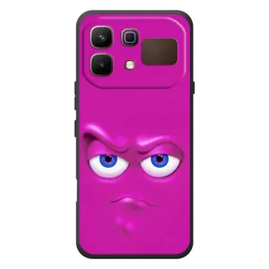 Силиконовые Чехлы (смешные стикеры) для Infinix Note 60 (Хитрая мордочка)