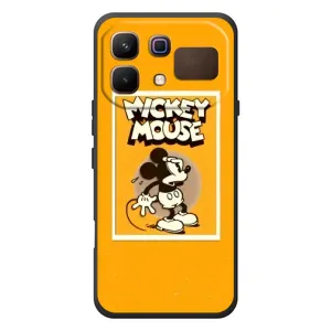 Чехлы с принтом Микки Маус на Infinix Note 60 (Испуганный Микки)