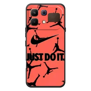 Силіконовый Чохол Nike Air Jordan на Інфінікс Ноут 60 (Just Do It)