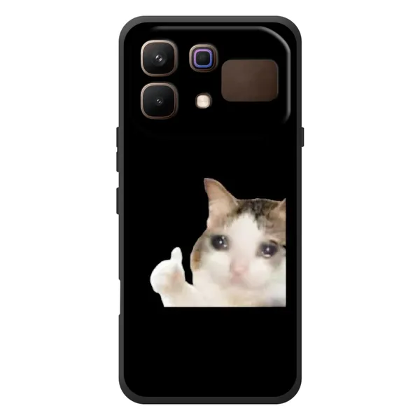 Чехол с рисунком «Кот в слезах» для Infinix Note 60 Чехол с рисунком «Кот в слезах» для Infinix Note 60