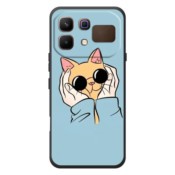Чехол с рисунком «КОТИК в очках» для Infinix Note 60 Чехол с рисунком «КОТИК в очках» для Infinix Note 60