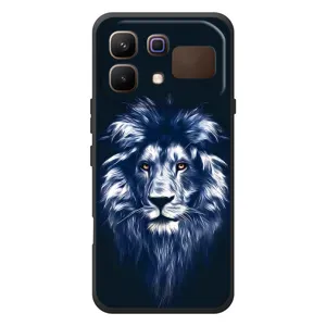 Чохол з картинкою на Infinix Note 60 (Лев – синій)