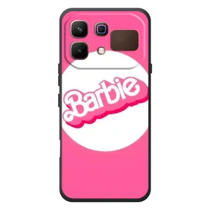 Силиконовый Чехол Барби Фильм на Infinix Note 60 (Лого Барби)
