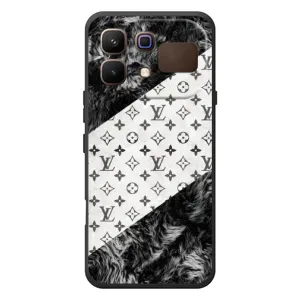 Чохол Стиль Louis Vuitton на Infinix Note 60 (LV на білому)
