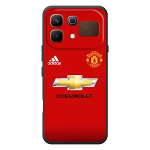 Силиконовые Чехлы принт Футбол на Infinix Note 60 (Man United)