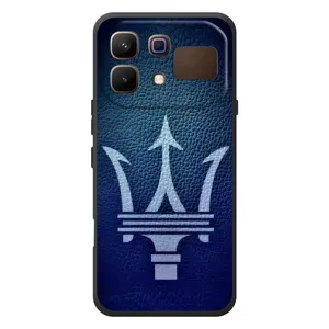Чехлы с тематикой "Крутые машины" на Infinix Note 60 (Лого Maserati)