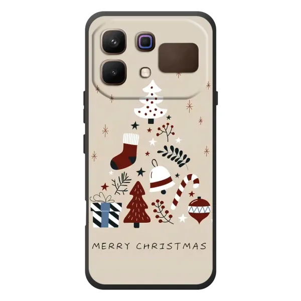 Чехол с рисунком «Merry Christmas» для Infinix Note 60 Чехол с рисунком «Merry Christmas» для Infinix Note 60