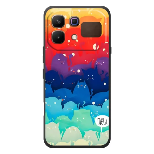 Чехол с рисунком «Mew» для Infinix Note 60