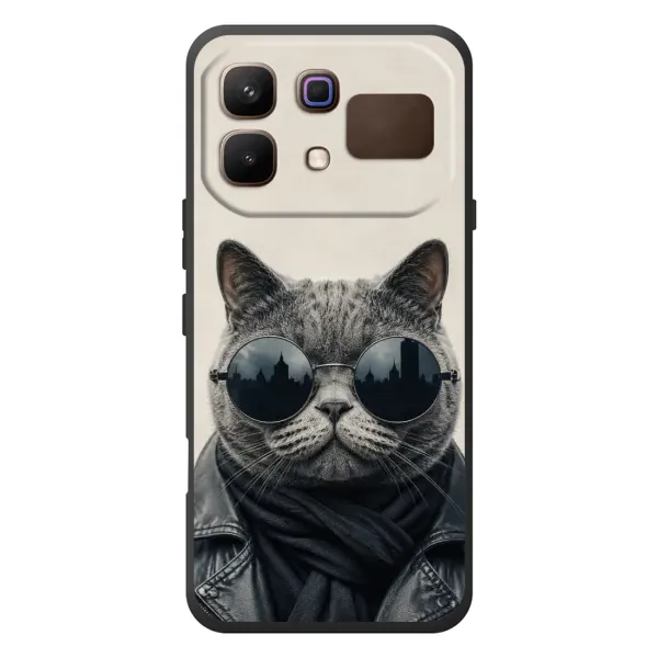 Чехол с рисунком «Модный кот» для Infinix Note 60 Чехол с рисунком «Модный кот» для Infinix Note 60