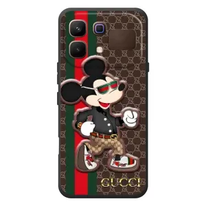 Чехлы Бренд GUCCI для Infinix Note 60 (Маус Гуччи)