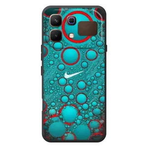 Силиконовый Чехол на Infinix Note 60 с картинкой Nike (Найк зеленый)