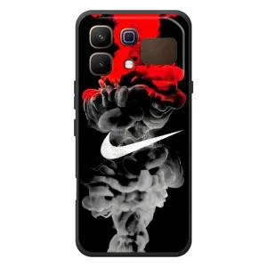 Силиконовый Чехол на Infinix Note 60 с картинкой Nike (Nike дым)