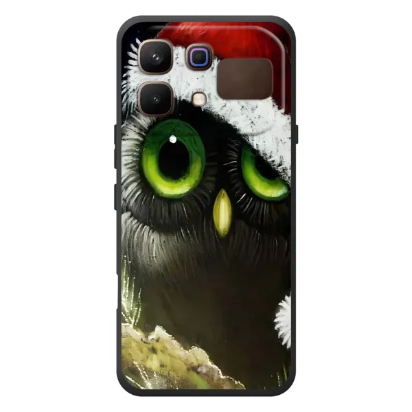 Чехол с рисунком «Новогодняя Сова» для Infinix Note 60 Чехол с рисунком «Новогодняя Сова» для Infinix Note 60