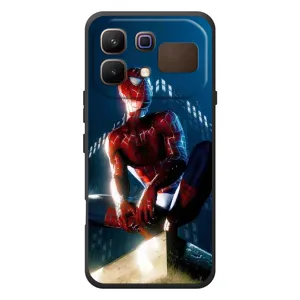 Чехол Супергерой Человека Паука на Infinix Note 60 (Паук на доме)