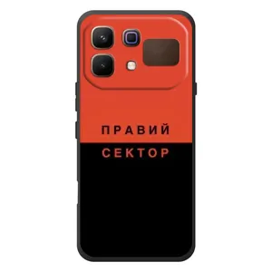 Чехлы УПА (Красно-Чёрный) на Infinix Note 60 (Правый Серктор)