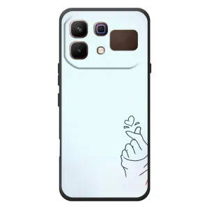 Чохол (Знак сердечка) для Infinix Note 60 (Сердечко на блакитному)