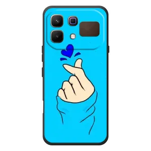 Чохол (Знак сердечка) для Infinix Note 60 (Сердечко на синоьому)
