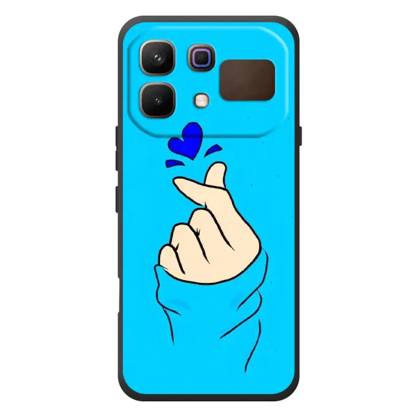 Чехол с рисунком «Сердце на синем» для Infinix Note 60 Чехол с рисунком «Сердце на синем» для Infinix Note 60