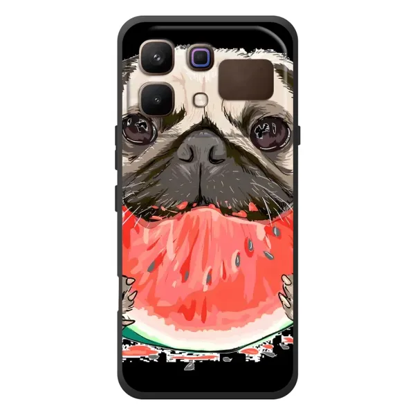 Чехол с рисунком «Смешной Мопс» для Infinix Note 60 Чехол с рисунком «Смешной Мопс» для Infinix Note 60