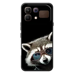 Силіконовий Чохол з Энотами на Infinix Note 60 (Стильний Єнот)