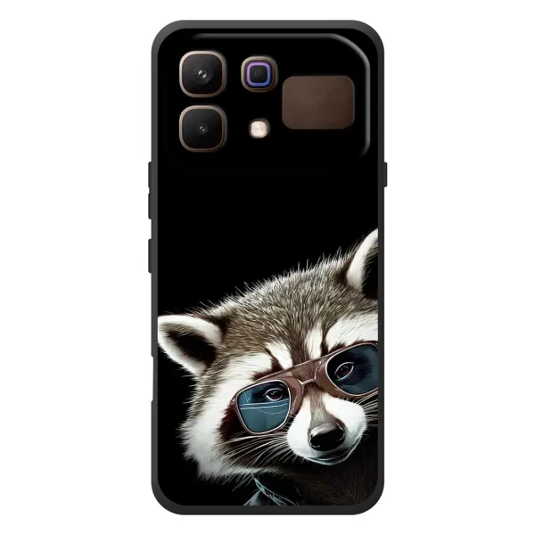 Чохол з малюнком «Стильний Єнот» для Infinix Note 60 Чохол з малюнком «Стильний Єнот» для Infinix Note 60