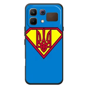 Чехол с картинкой (Патриотический ГЕРБ) на Infinix Note 60 (Super - Герб)