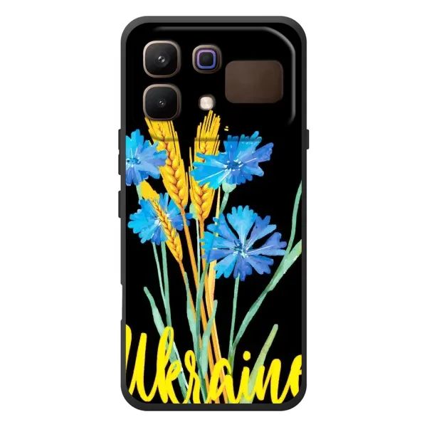 Чехол с рисунком «Ukraine в цветочках» для Infinix Note 60 Чехол с рисунком «Ukraine в цветочках» для Infinix Note 60