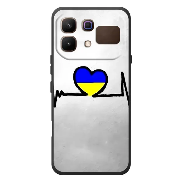 Чехол с рисунком «Украинская кардиограмма» для Infinix Note 60 Чехол с рисунком «Украинская кардиограмма» для Infinix Note 60