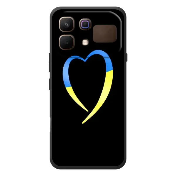 Чехол с рисунком «Украинское сердце» для Infinix Note 60 Чехол с рисунком «Украинское сердце» для Infinix Note 60