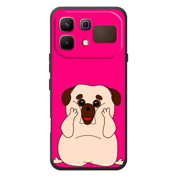 Чехол с рисунком «Веселый Мопсик» для Infinix Note 60 Чехол с рисунком «Веселый Мопсик» для Infinix Note 60