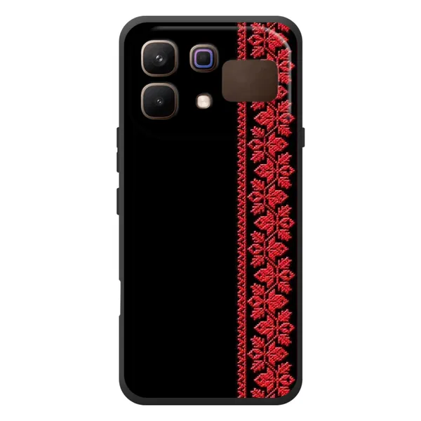 Чохол з малюнком «Вишиванка на чорному» для Infinix Note 60 Чохол з малюнком «Вишиванка на чорному» для Infinix Note 60