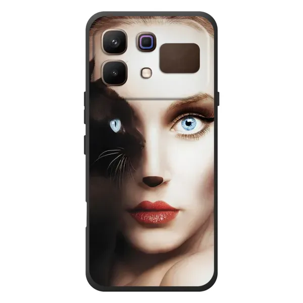 Чехол с рисунком «Женщина кошка» для Infinix Note 60 Чехол с рисунком «Женщина кошка» для Infinix Note 60