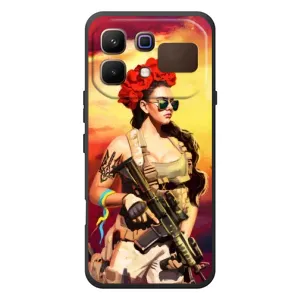 ЗСУ Чехлы (TPU) для Infinix Note 60 (Женщина солдат)