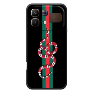 Чохли бренд ГУЧЧІ для Infinix Note 60 (Змій Гуччі)