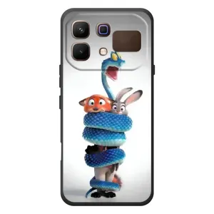 Силіконовий чохол з принтом Зоотрополіс для Infinix Note 60 (Змія Зоо)