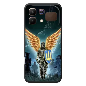 Патриотический Чехол для Infinix Note 60 (ЗСУ з крильями)