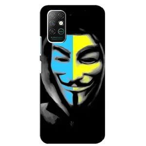 Чехол с Украинской символикой на Інфиникс Нот 8 (Анонимус патриот)