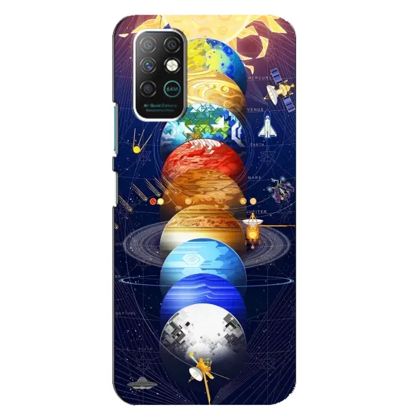 Чехол с рисунком «Арт планети» для Infinix Note 8 Чехол с рисунком «Арт планети» для Infinix Note 8