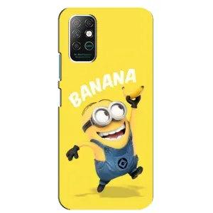 Мультяшний принт на Чохол для Інфінікс Нот 8 (Banana)