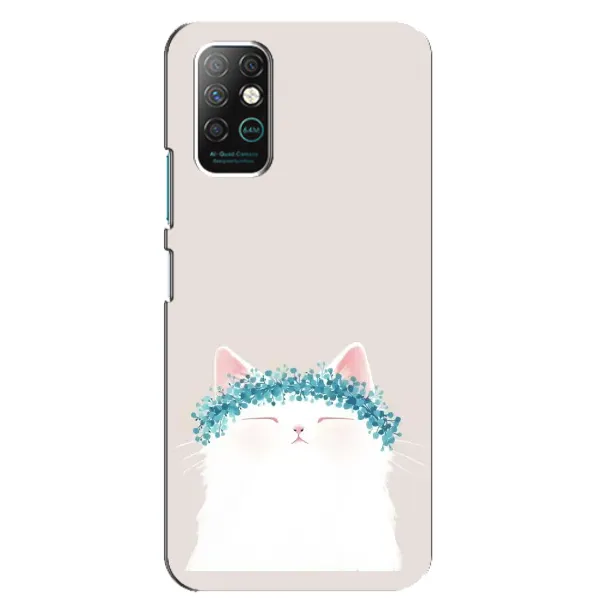 Чехол с рисунком «Белый котик» для Infinix Note 8 Чехол с рисунком «Белый котик» для Infinix Note 8