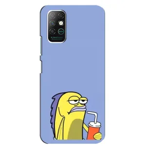 Бампер з принтом Меми для Infinix Note 8 (Байдужість)
