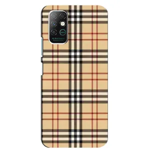 Чехол с Брендами одежды на Інфиникс Нот 8 (Burberry стиль)