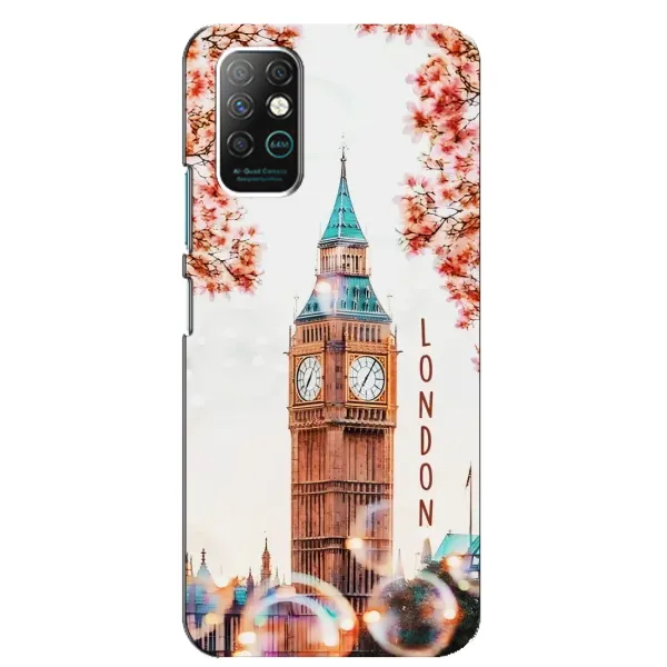 Чехол с рисунком «Часы Лондон» для Infinix Note 8 Чехол с рисунком «Часы Лондон» для Infinix Note 8