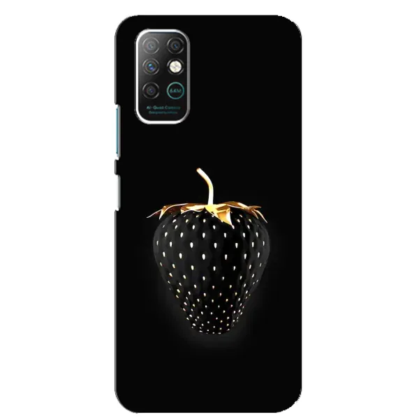 Чехол с рисунком «Чёрная клубника» для Infinix Note 8 Чехол с рисунком «Чёрная клубника» для Infinix Note 8